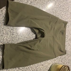 Lululemon bike shorts in olive size 2